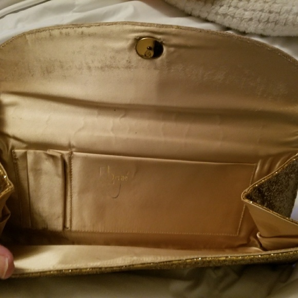 Vintage Gold Clutch BerneofCali - Picture 2 of 8
